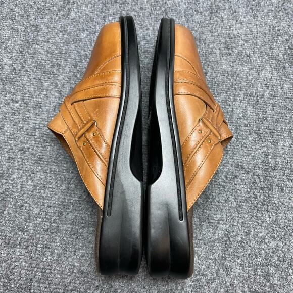 Clarks Womens Slip-on Mules Brown Size 10 M - Picture 4 of 9
